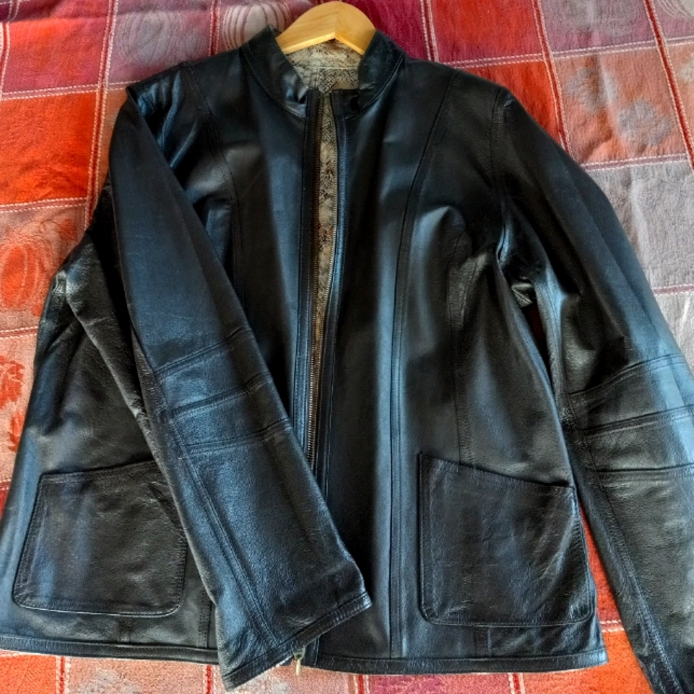 Women's Leather Reversible Jacket - image 1